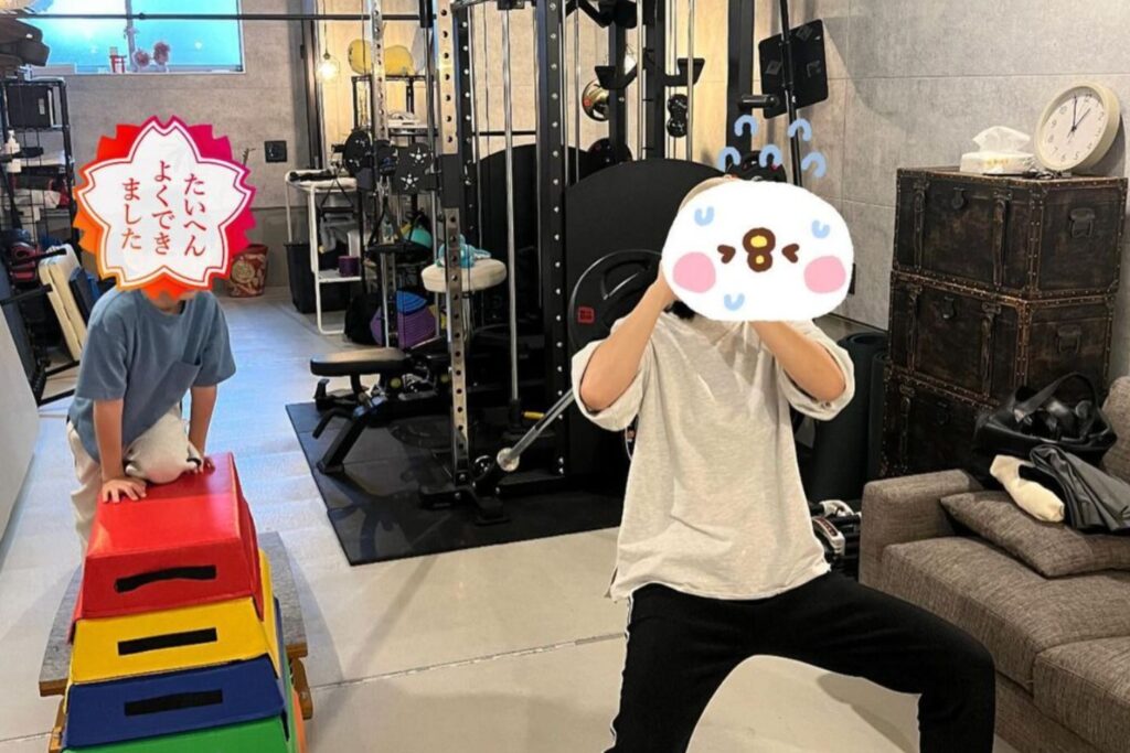 セミパーソナルトレーニング中