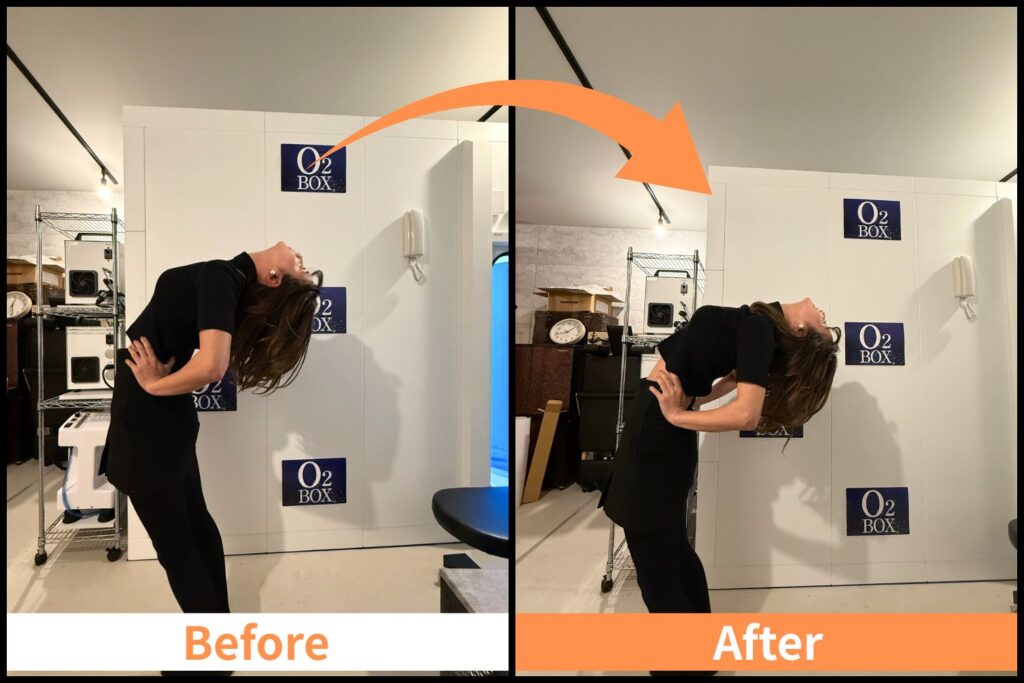 酸素ボックス(カプセル)のビフォーアフター